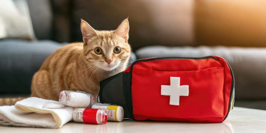 kit de primeros axulios gatos
