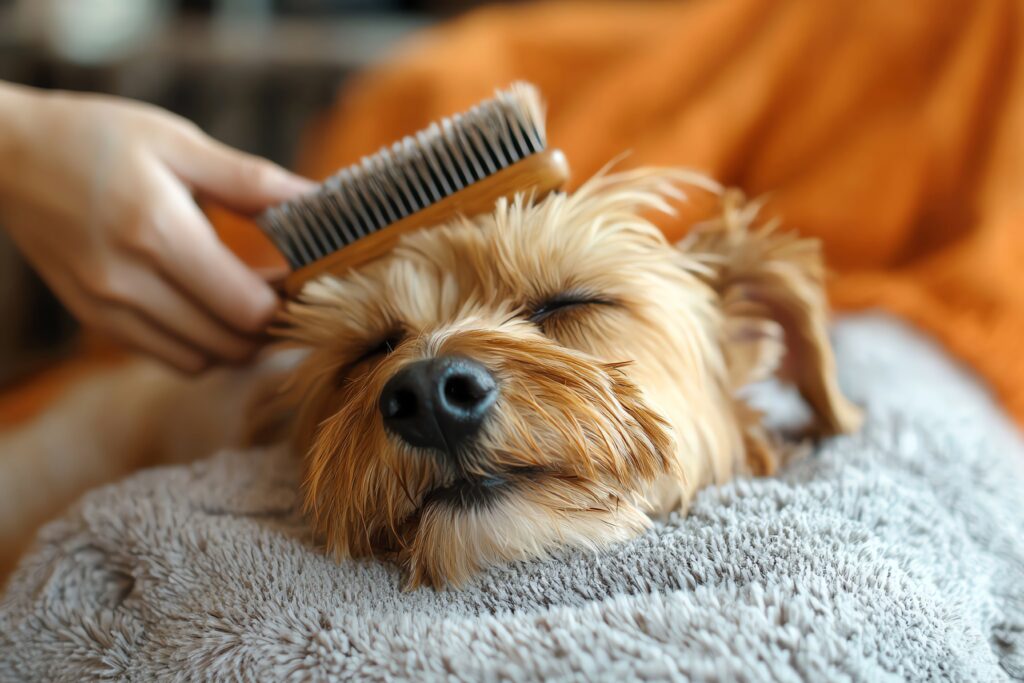 cepillado del pelo perros