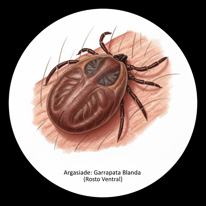 Garrapata blanda (Familia Argasidae)