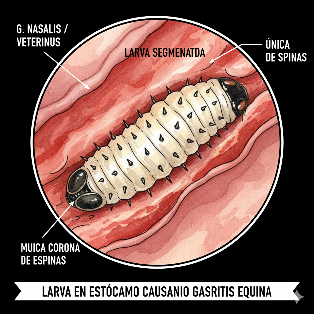 Gasterophilus nasalis : veterinus