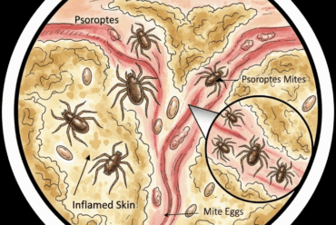 🐎 Psoroptes spp.: La Sarna Psoróptica en Caballos y Conejos