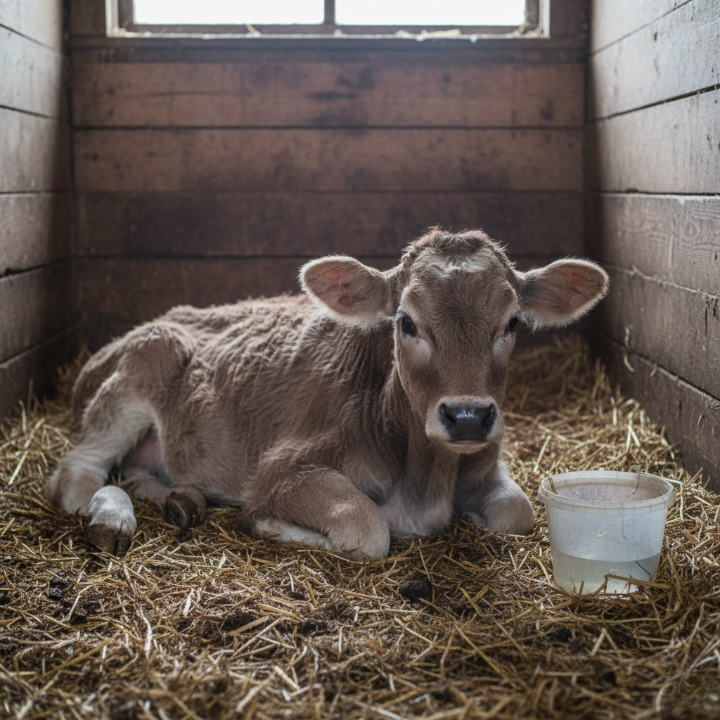 Ternero deshidratado